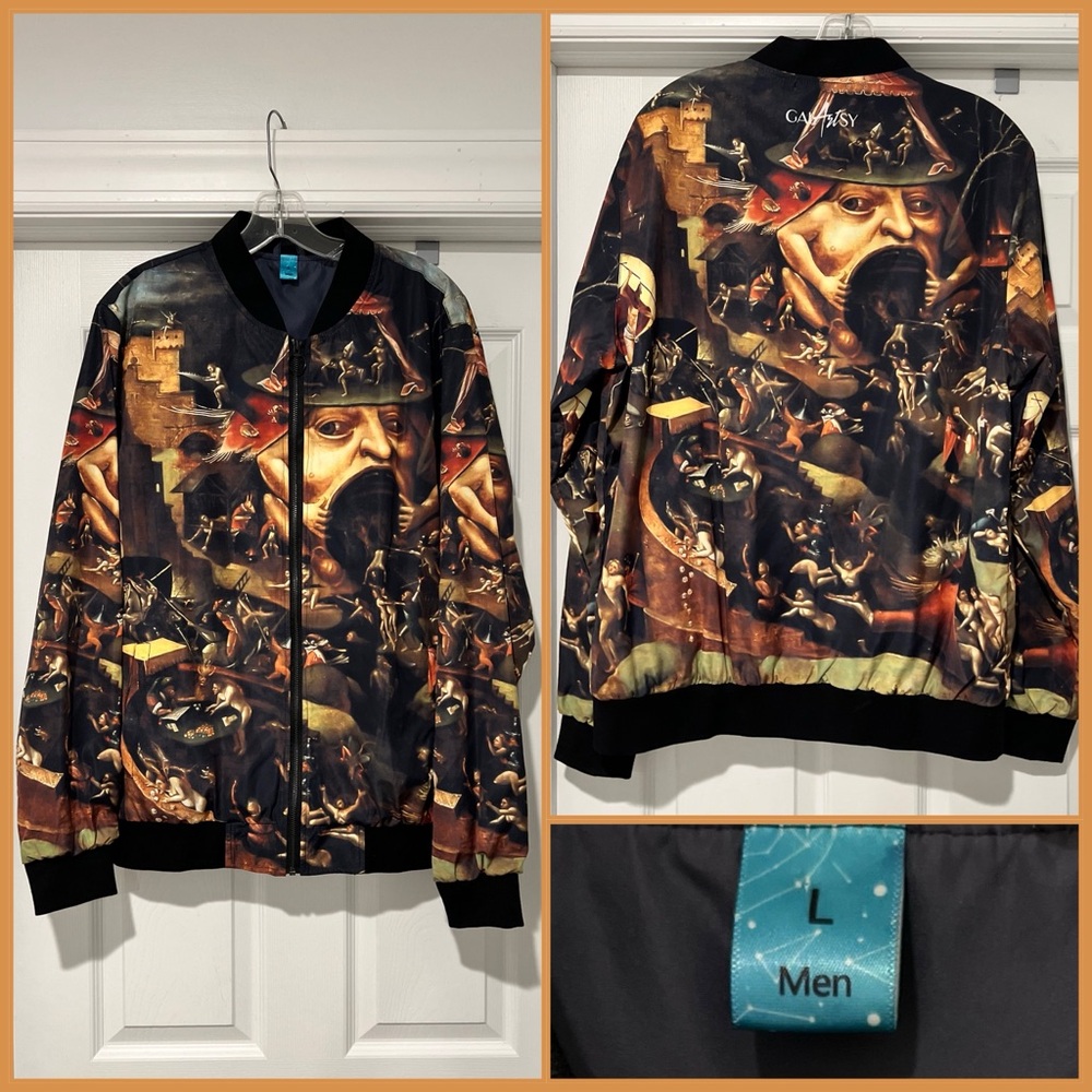 GALARTSY Hieronymus Bosch Christ in Limbo Men’s Jacket LARGE